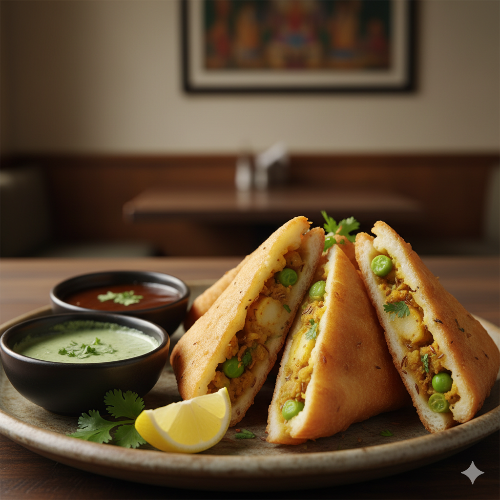 Stuffed Bread Pakora Stuffed Bread Pakora